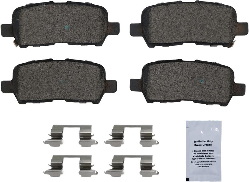 HUSCH D999 Rear Ceramic Brake Pads Kit Fit For Buick LaCrosse 2005-2009, For Chevrolet Impala 2011-2013, For Impala Limited 2014-2016, For Pontiac Grand Prix 2004-2008 - Image 2